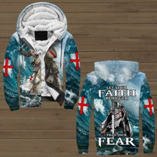 Let your faith be bigger than your fear All over printed shirts