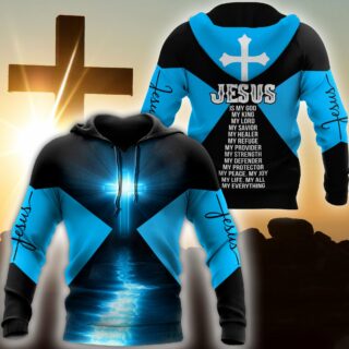 CHRISTIAN CLOTHES : "Premium Christian Jesus Catholic 3D Printed Unisex Shirts NTN12102001."