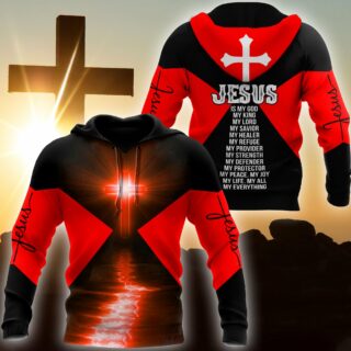 CHRISTIAN CLOTHES : "Premium Christian Jesus Catholic 3D Printed Unisex Shirts NTN12102005"